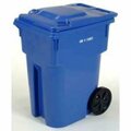 Gestion Can Garbage W/Whl 95gal Blu 60269285Q1